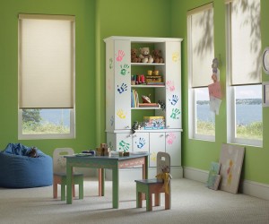 Timberblind Roller Shades in child's room