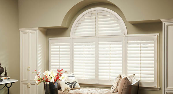 Shutters and Plantation Shutters covering sitting room windows